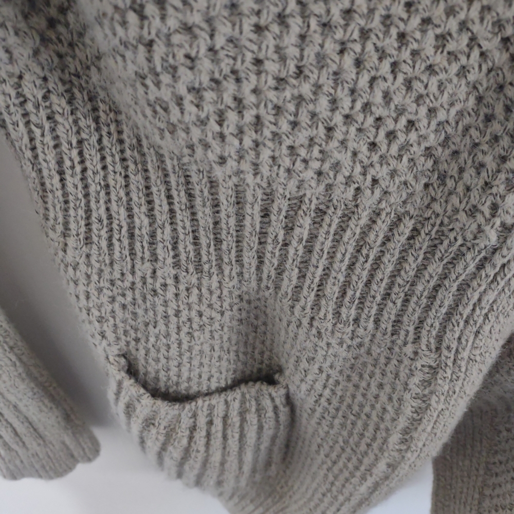 Pol Cozy Chunky Knit open cardigan sweater Size Medium Casual Preppy Warm Boho - Picture 3 of 4